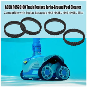 AQBB R0526100 black rubber tire offers abrasion resistance and longevity.