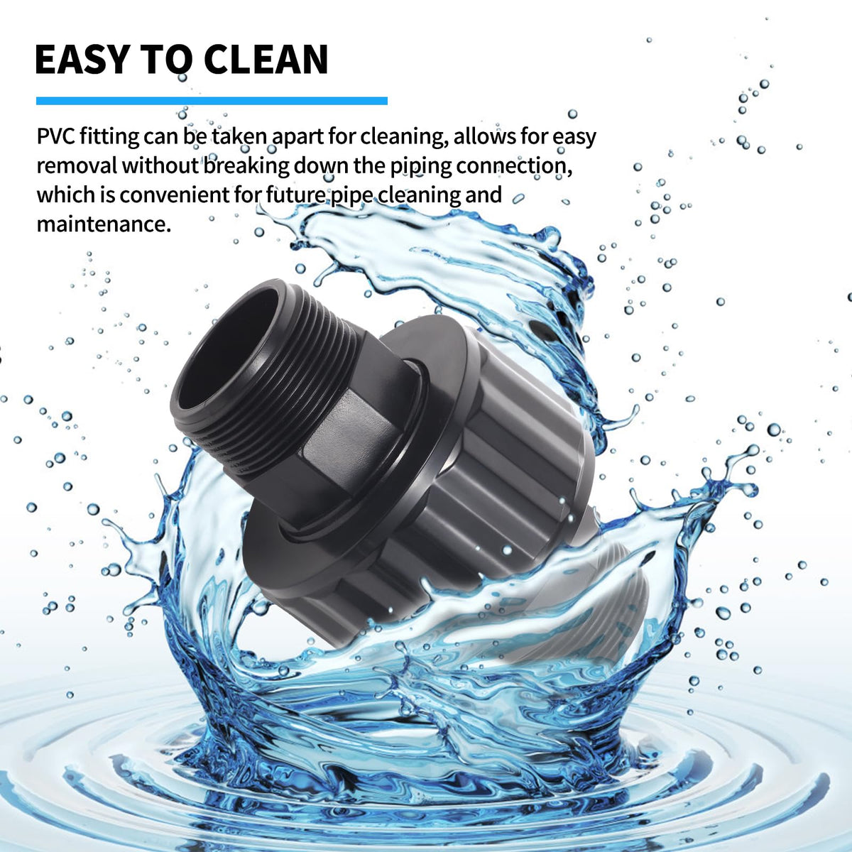 AQDD SP1480BLK easy-install design reduces setup time.