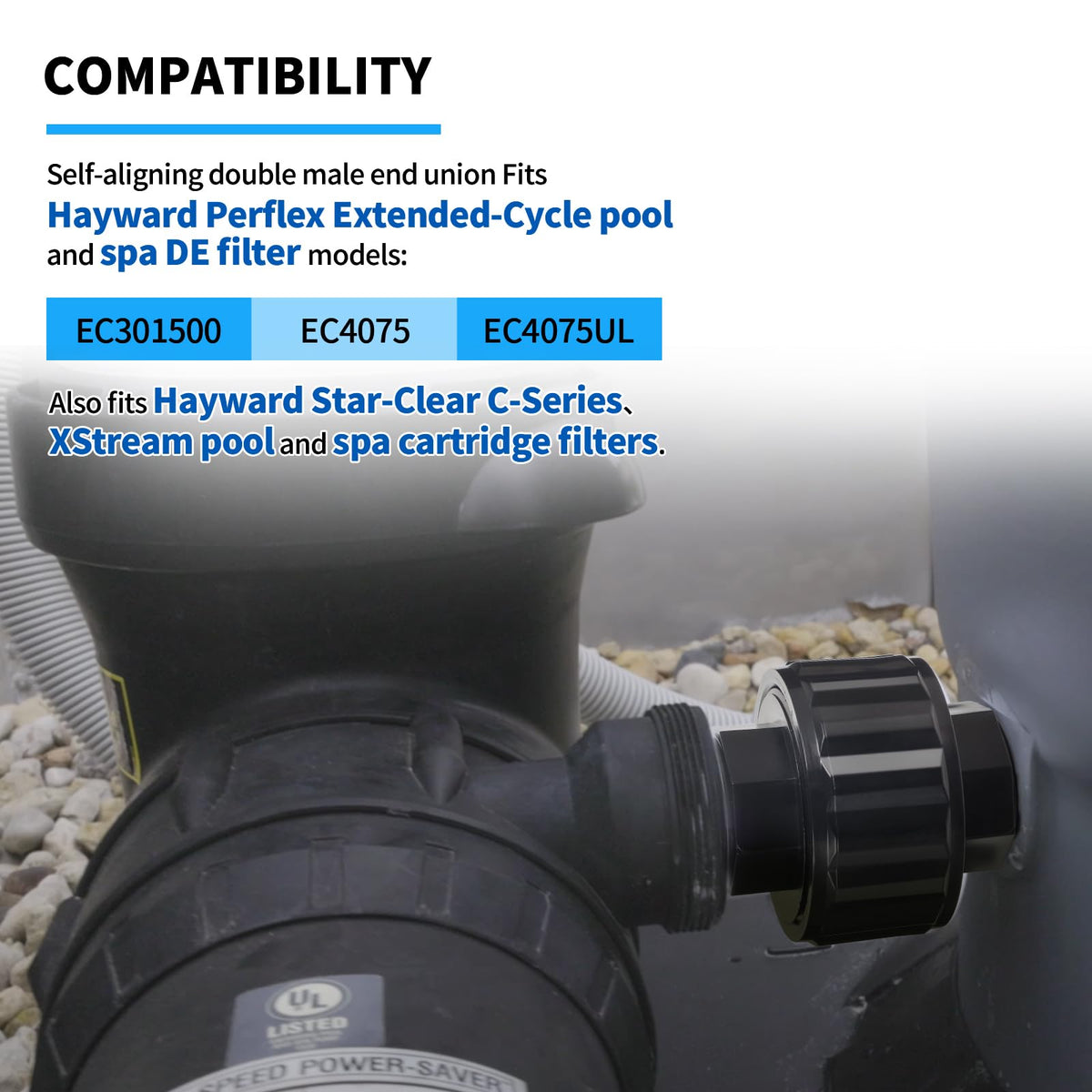 AQDD SP1480BLK Hayward DE filter compatibility for seamless upgrades.