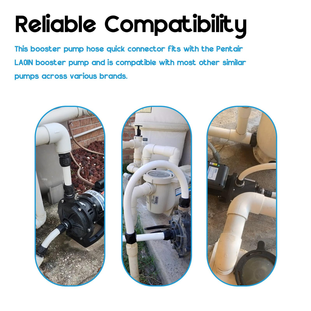 AQDD included teflon tape for tighter, leak-resistant pump fittings
