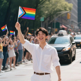 Aqltidiz Rainbow Flags perfect for Pride Month and parade decor