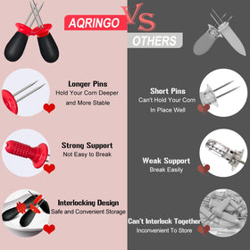 AQRINGO interlocking storage design keeps pins hidden when not in use