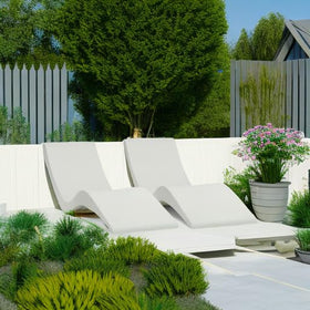 Aqua Chairs Aqua Outdoors supports up to 9 inches of water depth for lounging.