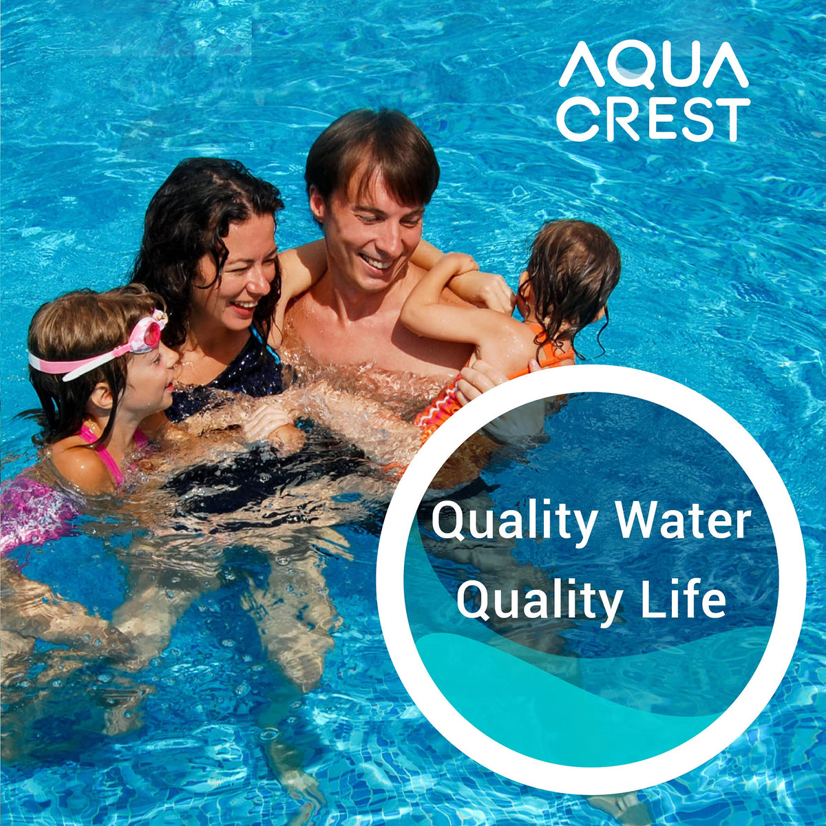 Aqua Crest packaging ready-to-use for replacement scheduling.