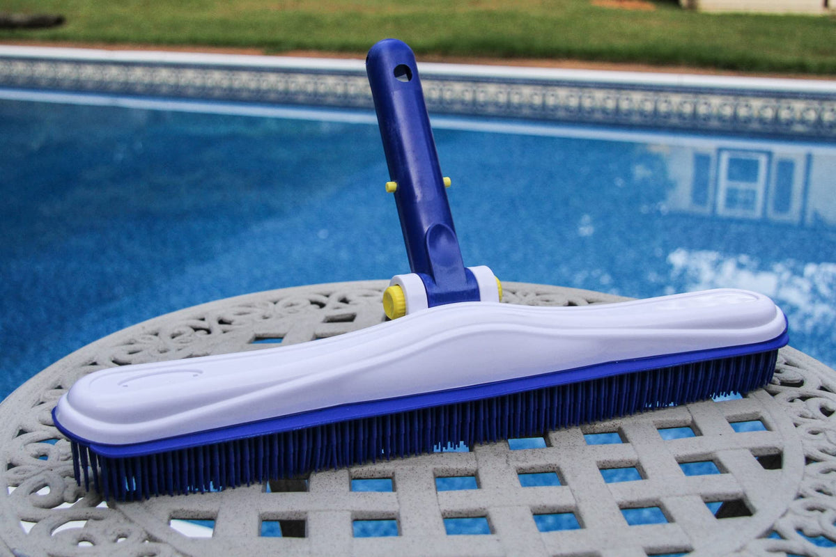 Aqua EZ wall brush with adjustable Clip-Lock handle for enhanced reach