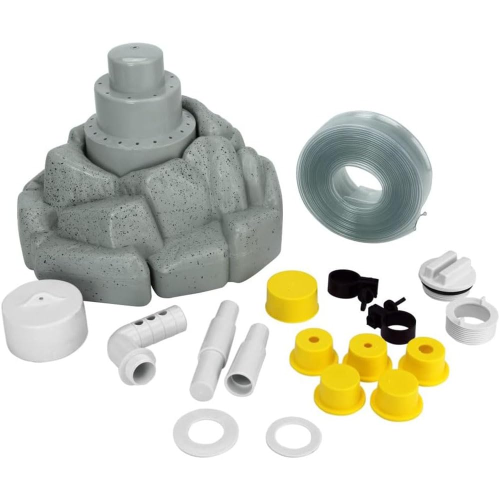 Aqua Select 3-tier Grecian fountain delivers elegant ambiance with quick, tool-free setup.