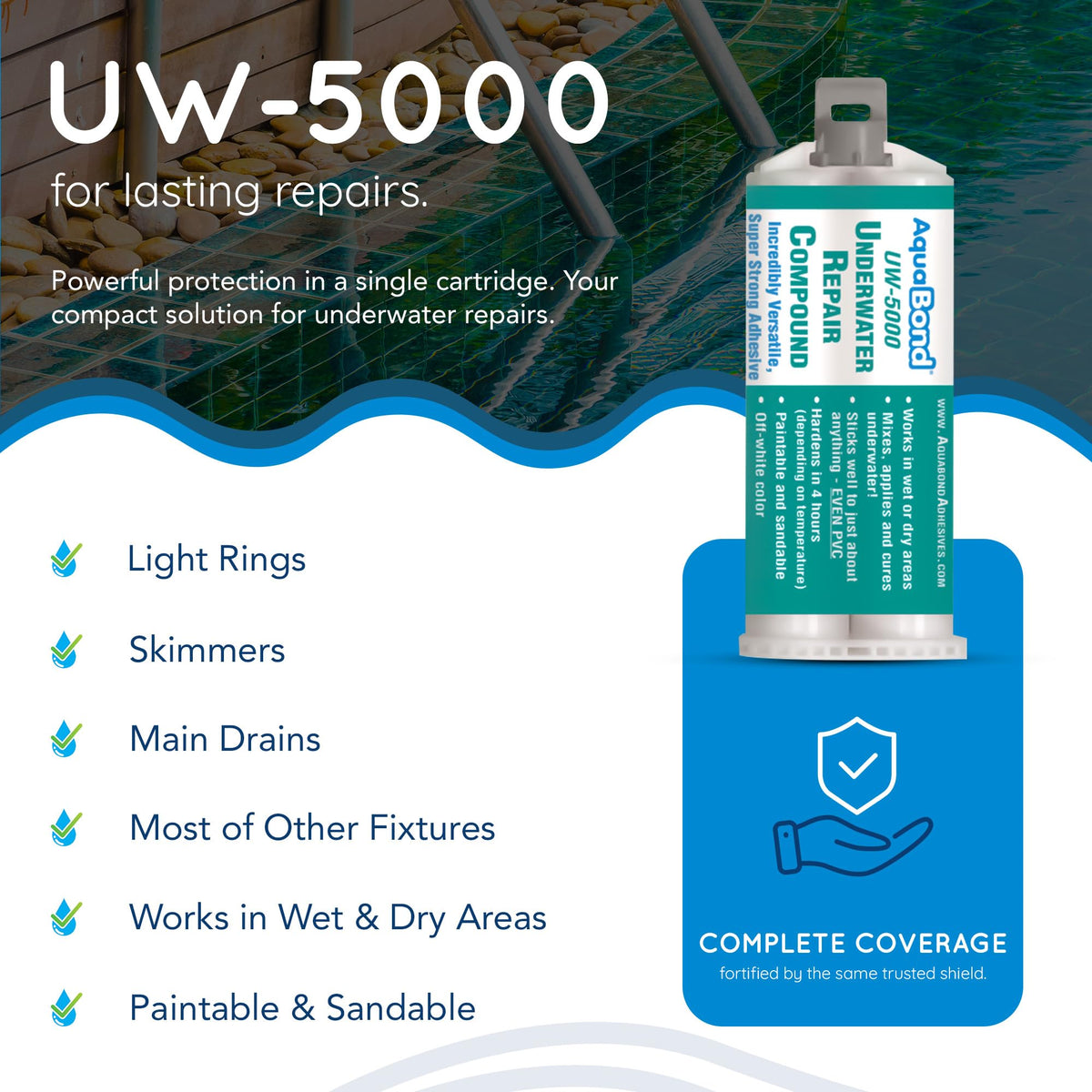 AQUABOND photo manual provides easy DIY guidance