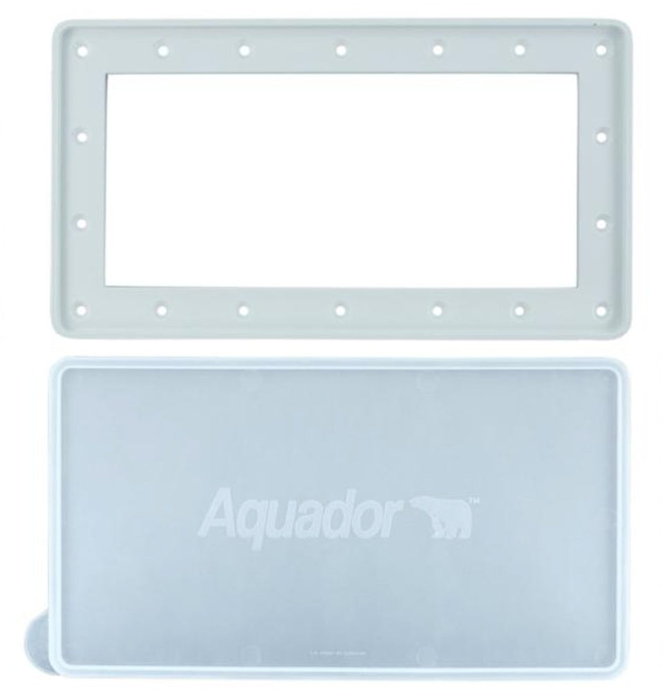 Aquador widemouth skimmer cover kit 1010 ready for winterization, simplifying maintenance.