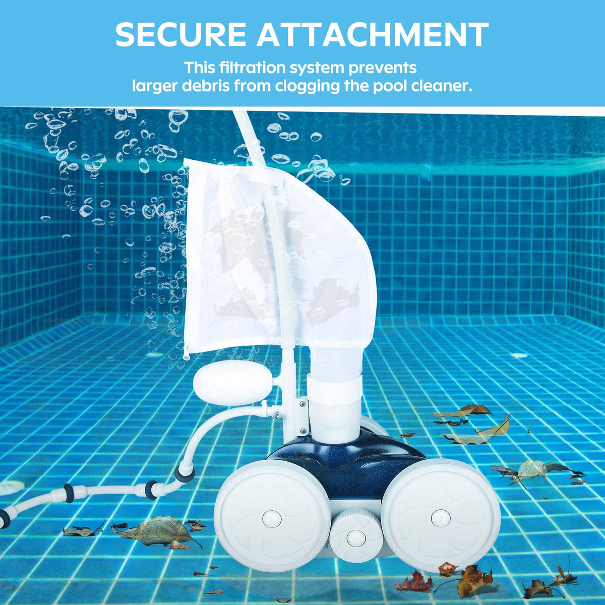 AQUAFLY durable-seams bag stands up to chemicals and sun exposure.