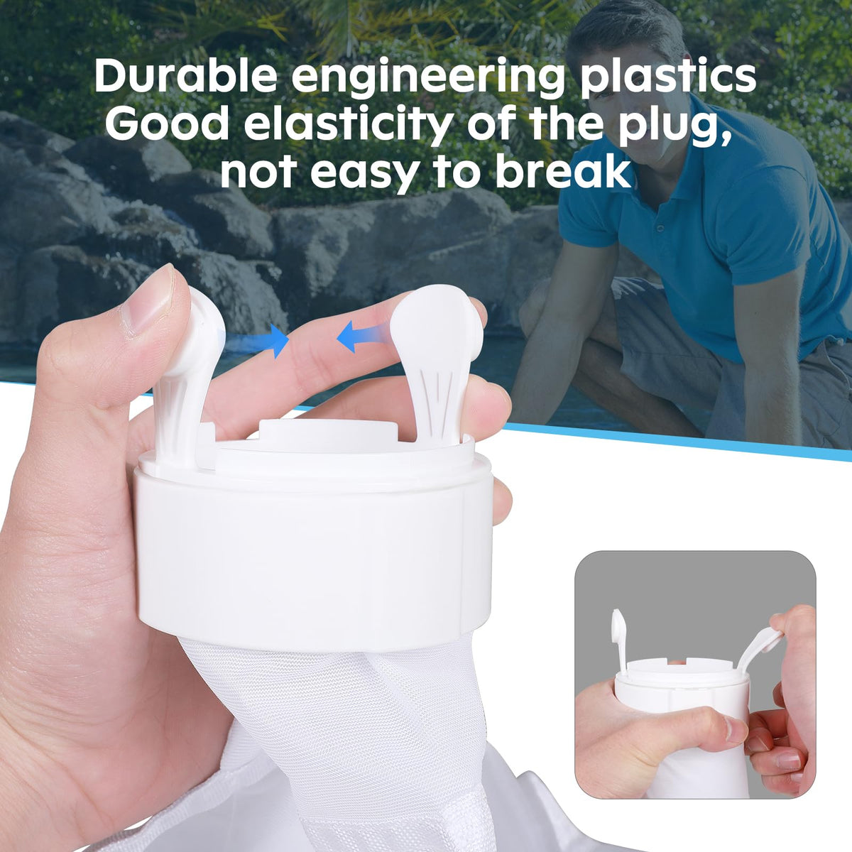AQUAFLY K13 bag fits securely, reducing clogs and debris buildup.