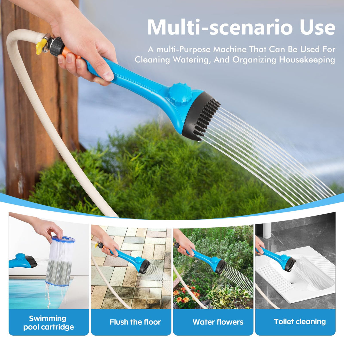AQUAFLY one-pack cleaner included for routine maintenance in pools and spas.