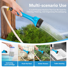 AQUAFLY one-pack cleaner included for routine maintenance in pools and spas.