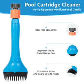 AQUAFLY universal cartridge-filter cleaner suitable for many pools and spas.