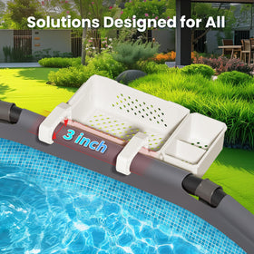 AquaJoyer 3-in-1 storage capacity for toys, books, and sunglasses.