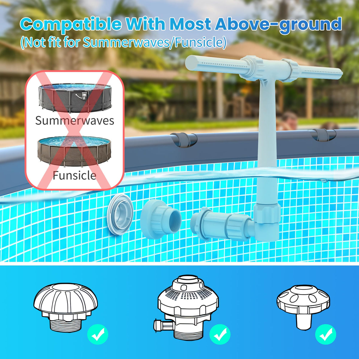 AquaJoyer cooling effect lowers water temperature for a refreshing dip