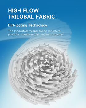 Washable, durable fabric that’s easy to rinse and reuse