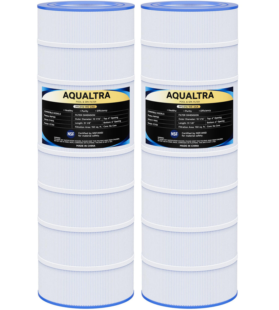 AQUALTRA CC150-compatible pool filter improves water clarity and circulation.