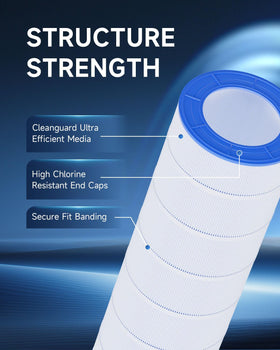 AQUALTRA PP-C4-compatible pool filter enhances particle capture.