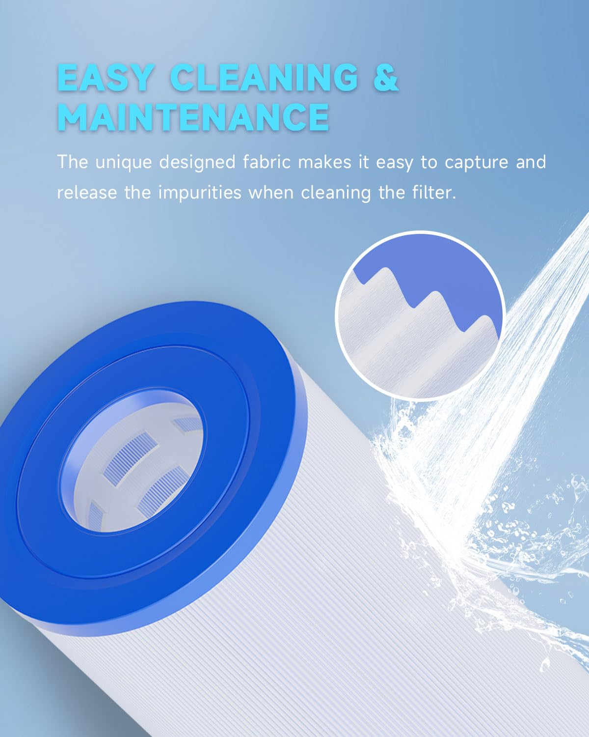 AQUALTRA PRB35-IN spa filter ready for reuse