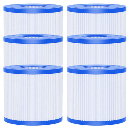 AQUALTRA Type D filter front view for 4 1/4 inch diameter.