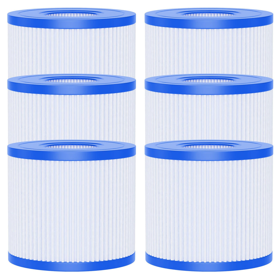 AQUALTRA Type D filter front view for 4 1/4 inch diameter.