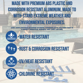 AquaMate Oasis front view highlights durable plastic construction.