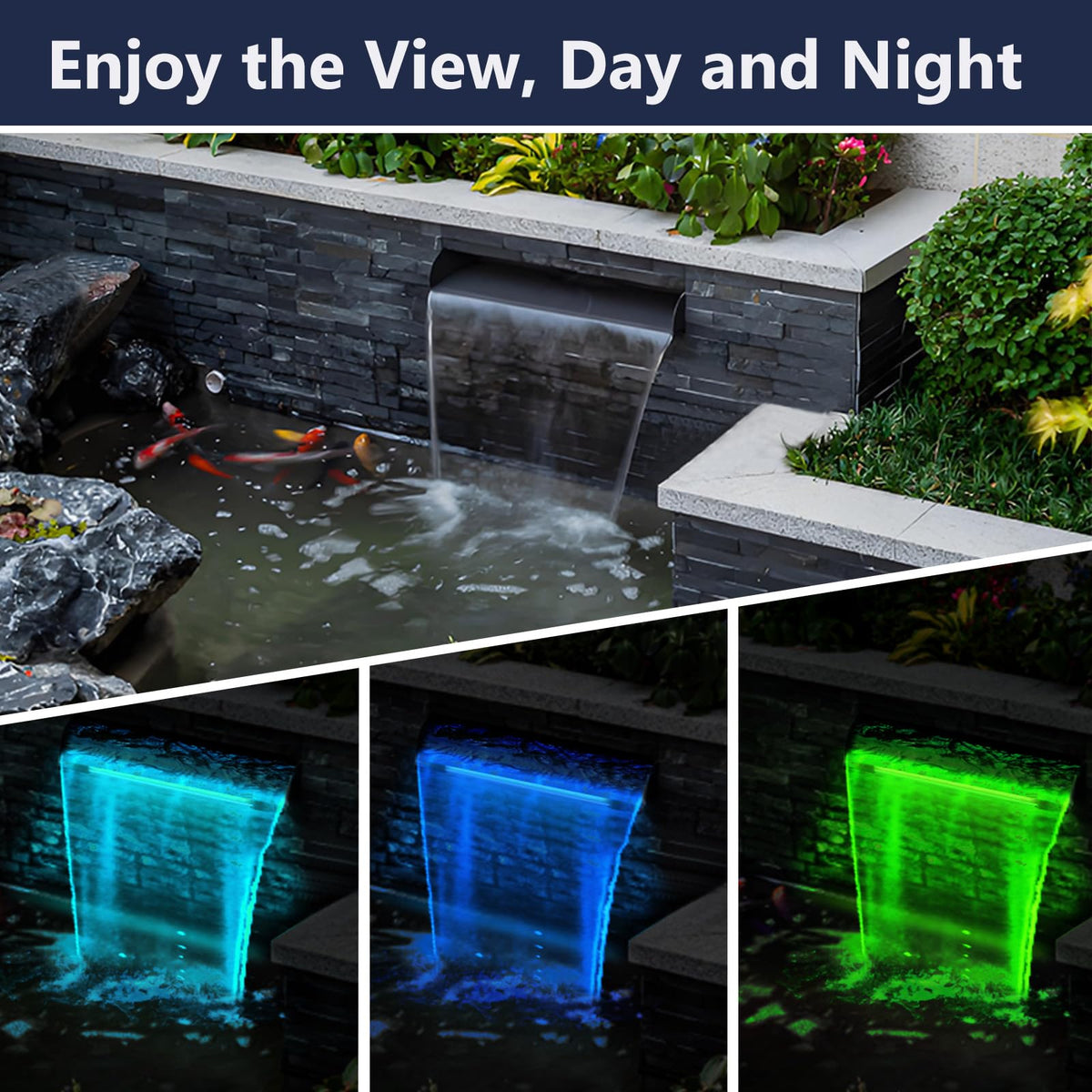 AquaMiracle 660GPH pump powering smooth water flow for your garden.