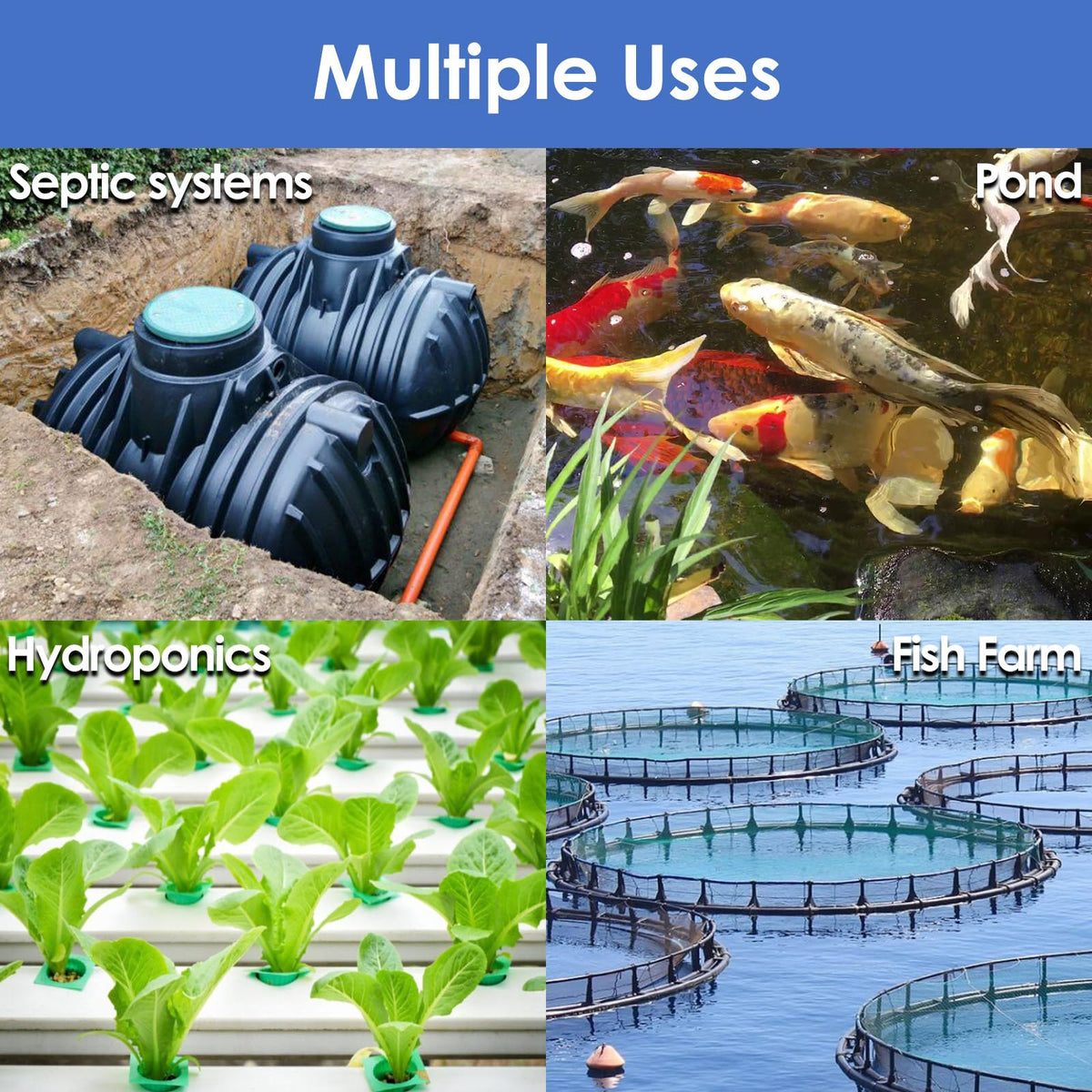 Aquamiracle AP-60 packaged kit with diffuser guidance