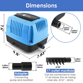 AquaMiracle AP-80 copper coil motor offers energy-efficient performance.