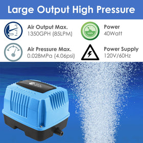 AquaMiracle AP-80 side profile shows compact, low-heat design.