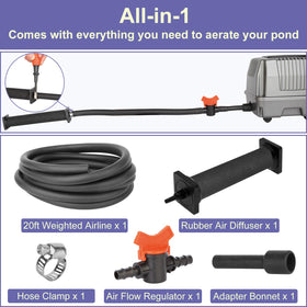 Aquamiracle EPDM air diffuser closeup highlighting durable diffusion