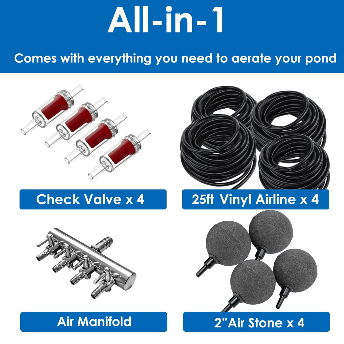 AquaMiracle silent design features for quiet outdoor pond operation