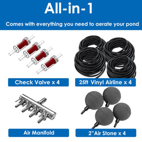 AquaMiracle silent design features for quiet outdoor pond operation