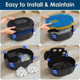 Volcano nozzle spray pattern from AquaMiracle for dramatic water features.