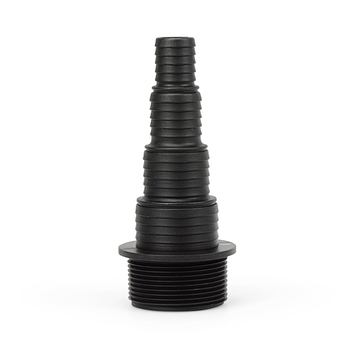 Aquascape 88022 multi-hose adapter closeup showing multiple barb sizes for versatile pond plumbing.