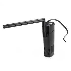 Aquascape Container Water Garden Filter shown submerged for compact setups.