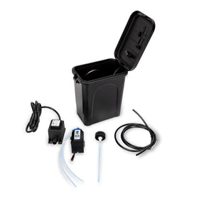 Aquascape Dosing System SL enclosure protecting electronics outdoors