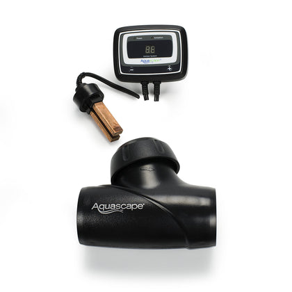 Aquascape IonGen G2 control panel powering algae control in outdoor water features