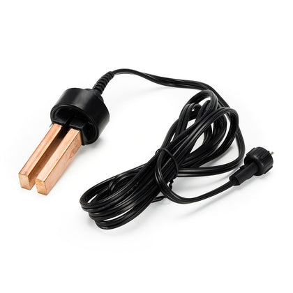 Aquascape IonGen probe close-up in black and copper for pond filtration.