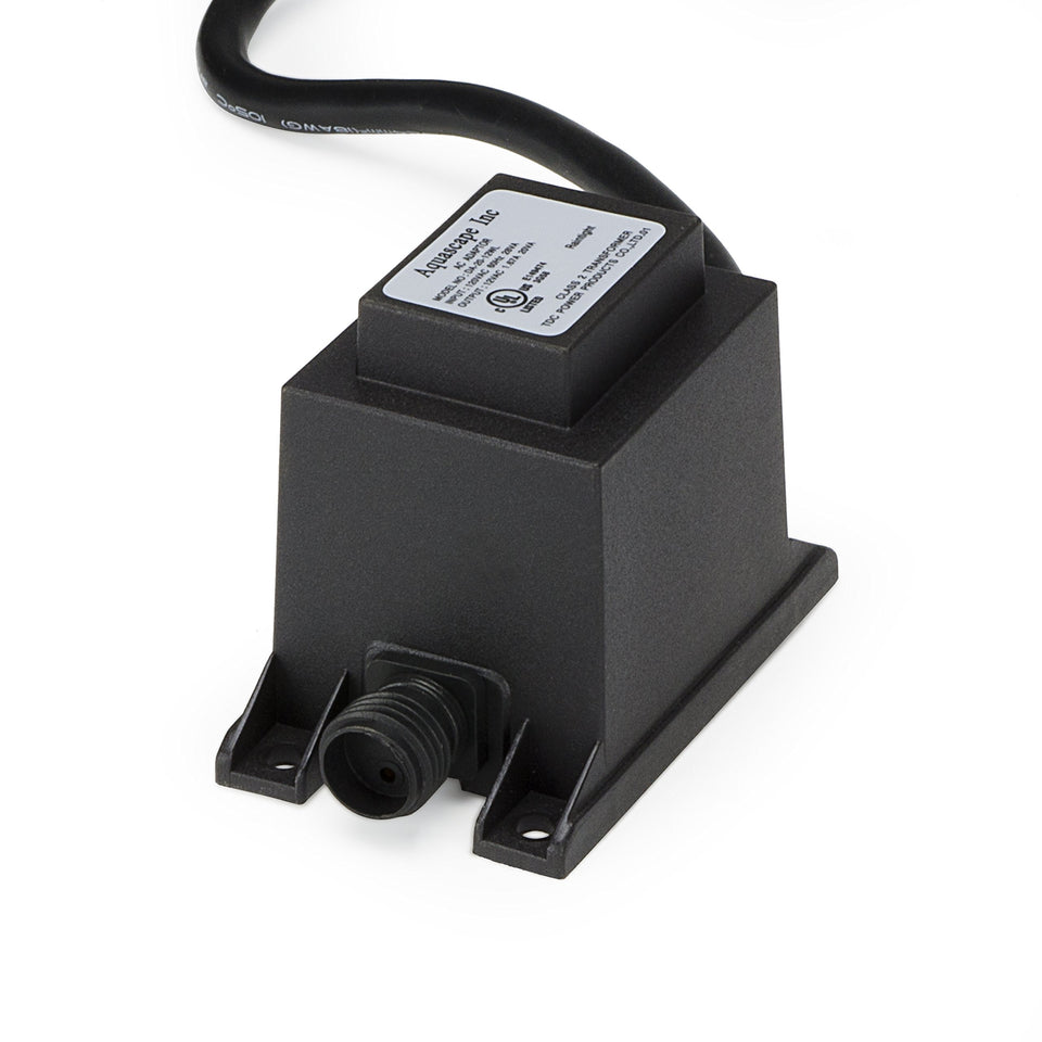 Aquascape LED Transformer 20W 12V front view powering pond lighting.