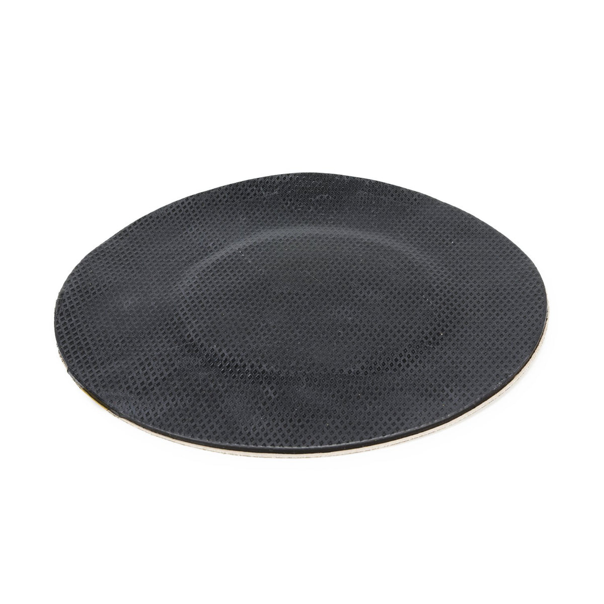 Aquascape liner patch applied to a pond liner for quick, self-adhesive repair