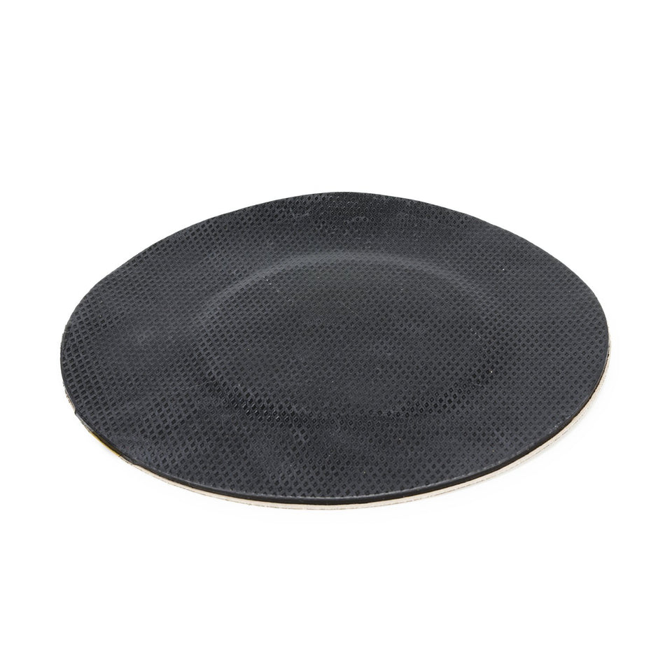 Aquascape liner patch applied to a pond liner for quick, self-adhesive repair