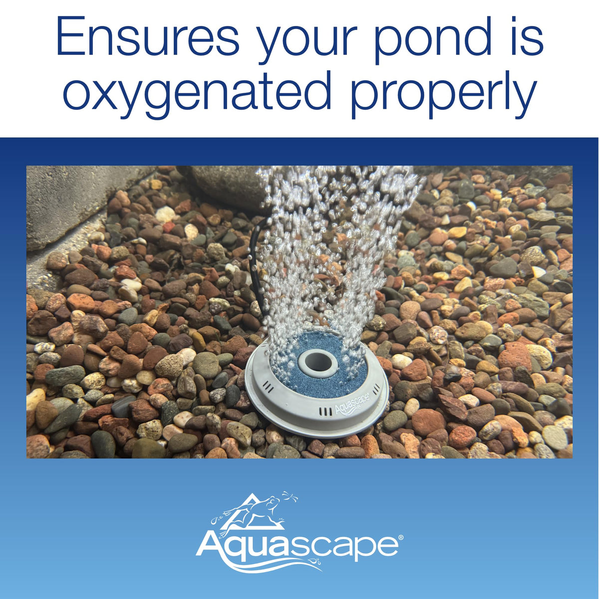 Aquascape Pond Air 4 preassembled check valves prevent leaks