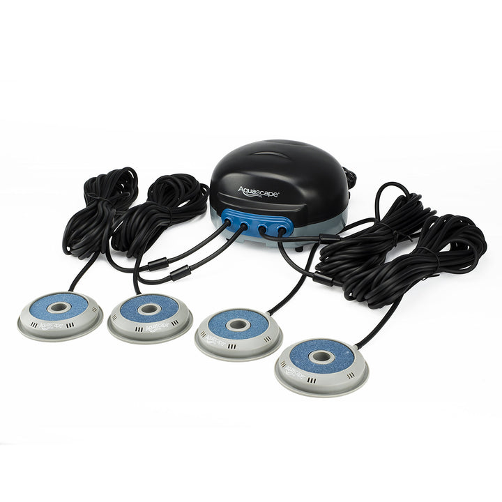 Aquascape Pond Air 4 quad outlet showing four aeration ports for balanced oxygenation
