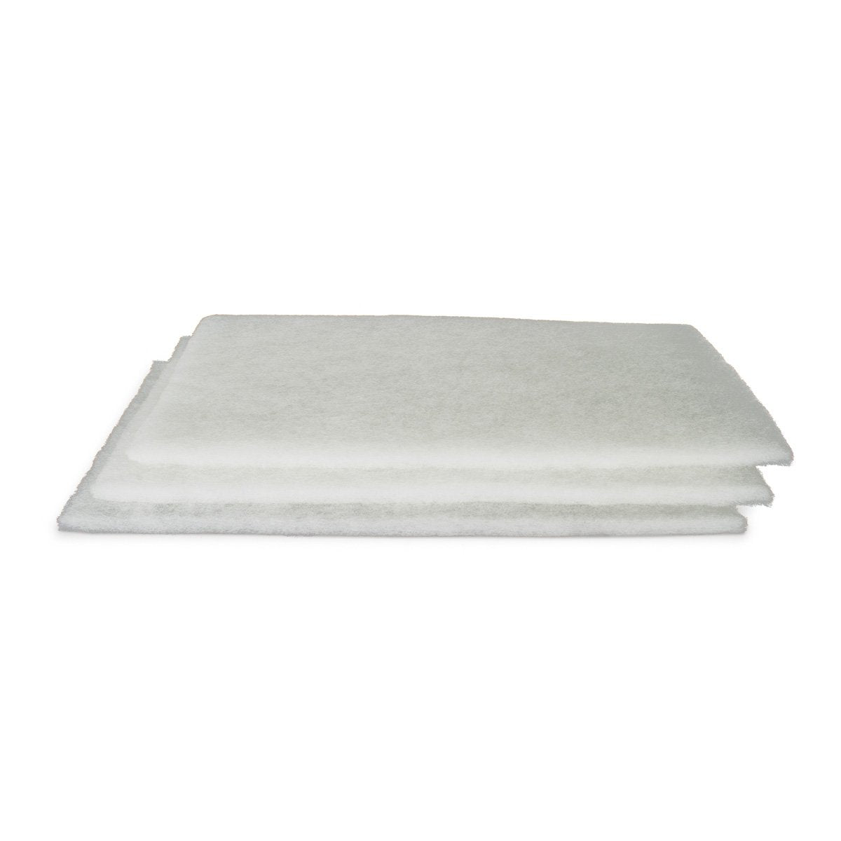Aquascape Rapid Clear pad inside skimmer capturing fine debris for clearer pond water.