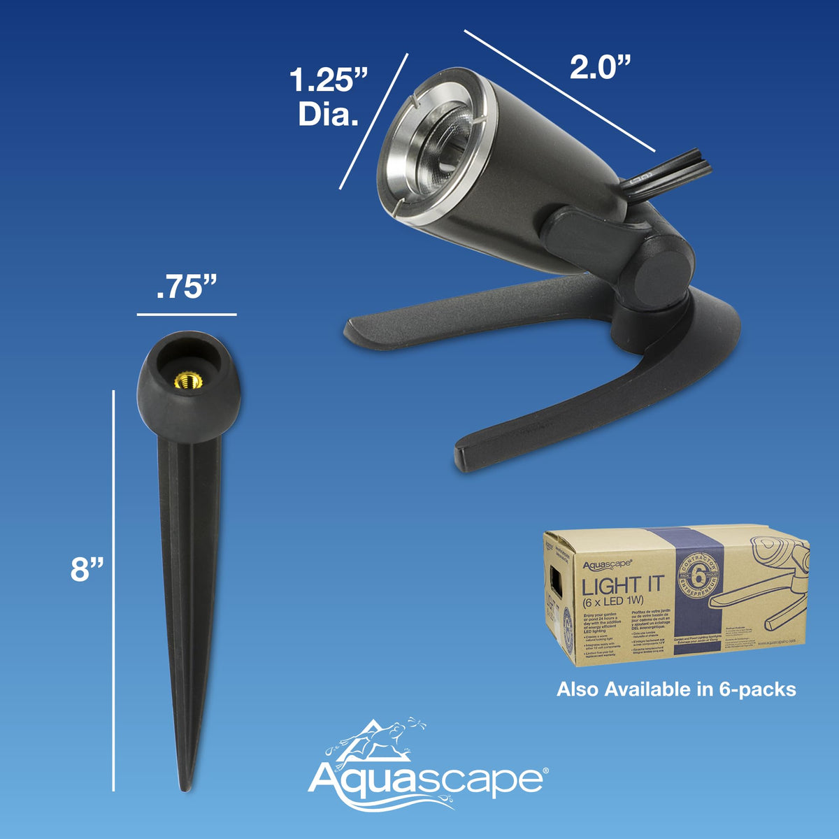 Aquascape 1W LED mimics 10W halogen brightness for ponds
