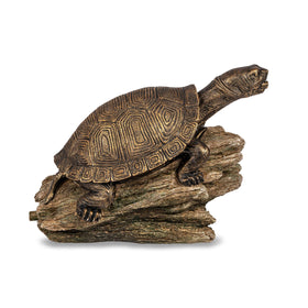 Aquascape Turtle on Log Spitter UV and heat resistant material.