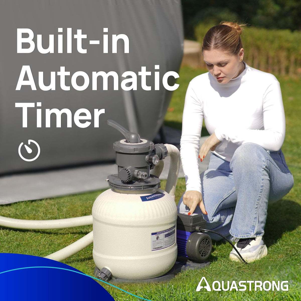 AQUASTRONG 3800 GPH flow delivering fast water circulation