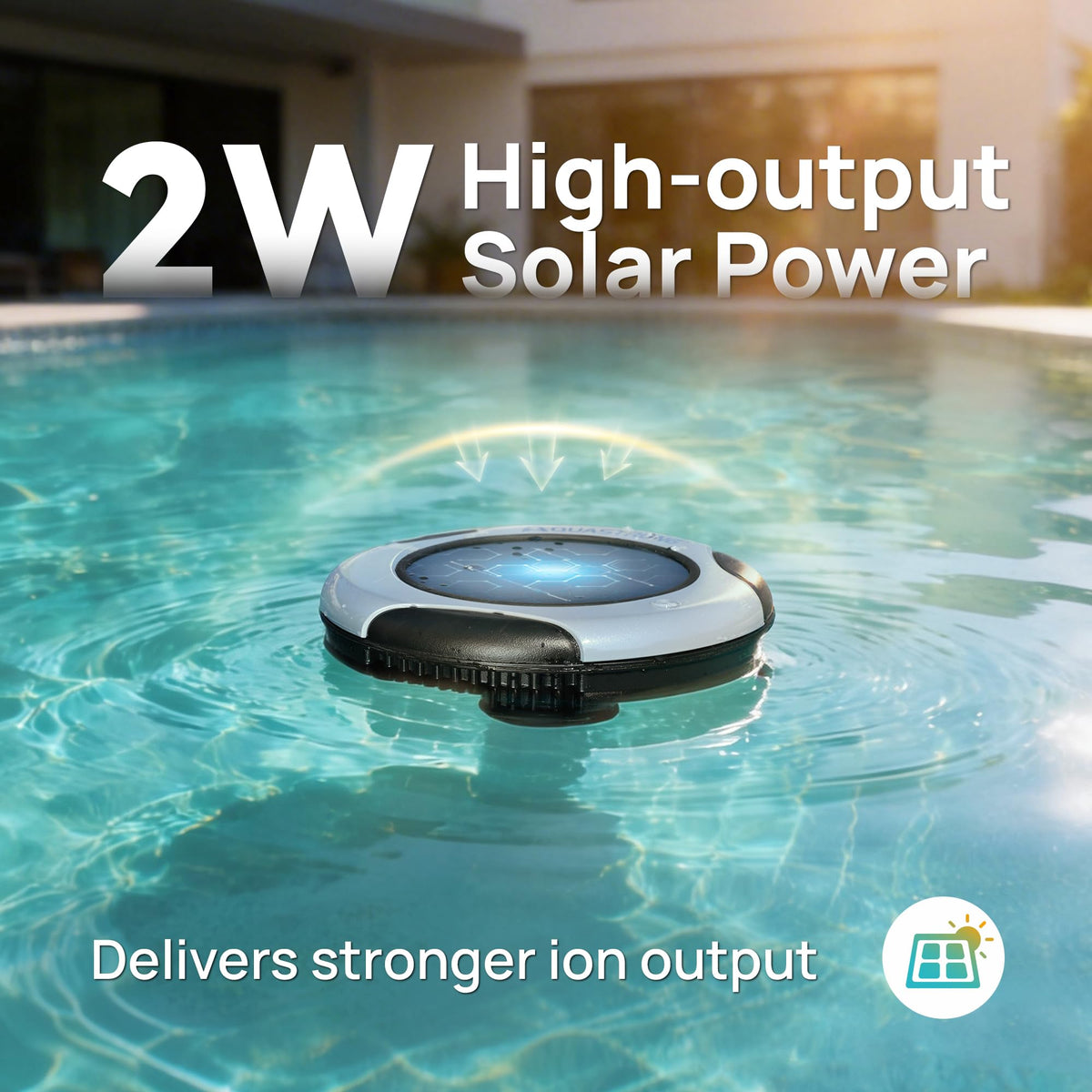 AQUASTRONG 8.5 oz copper anode shown for steady ion release.