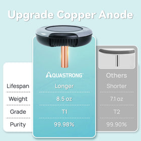 Compatible with above-ground and inground pools, freshwater and saltwater.